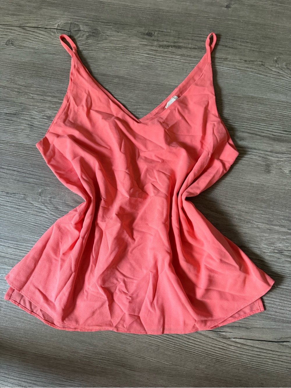 Paper Crane Coral V-Neck Spaghetti Strap Camisole
